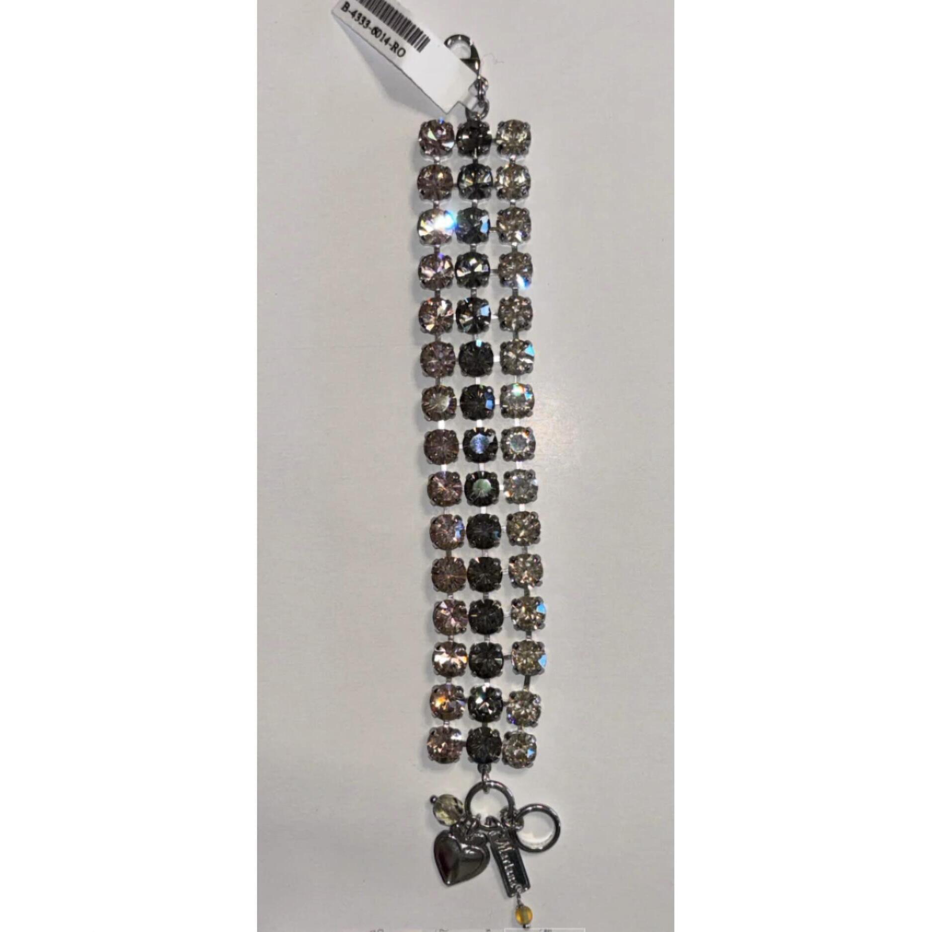 New Mariana Women's Triple Layer Bracelet In Champagne Kisses Collection